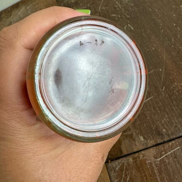 Set of‎ 3 MCM Vintage Two Tone floral print drinking glasses yellow green orange - Picture 3 of 8